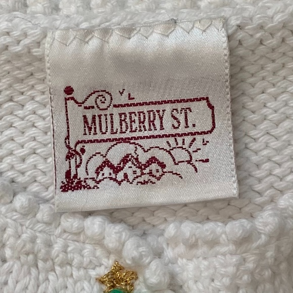 Vintage Girls Christmas Sweater - Picture 3 of 3